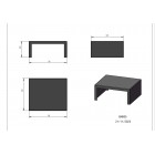 Universal Woodburning Stove Stand / Bench 700w x 600d x 300h Universal Woodburning Stove Stand / Bench 700w x 600d x 300h